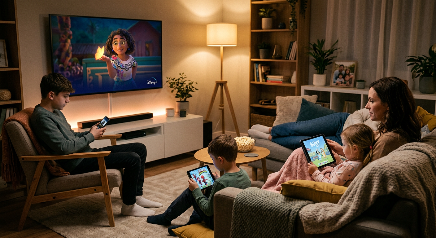 Can Disney Plus be shared across multiple devices with family streaming simultaneously