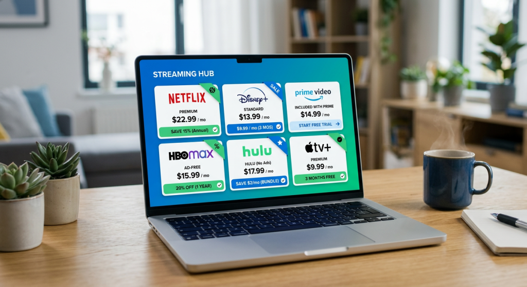buy cheap subscriptions through verified streaming sharing platforms