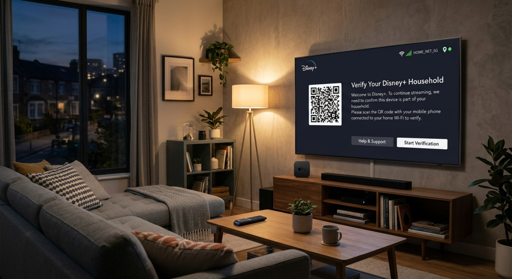 Disney Plus household verification system showing how to get around Disney Plus household restrictions