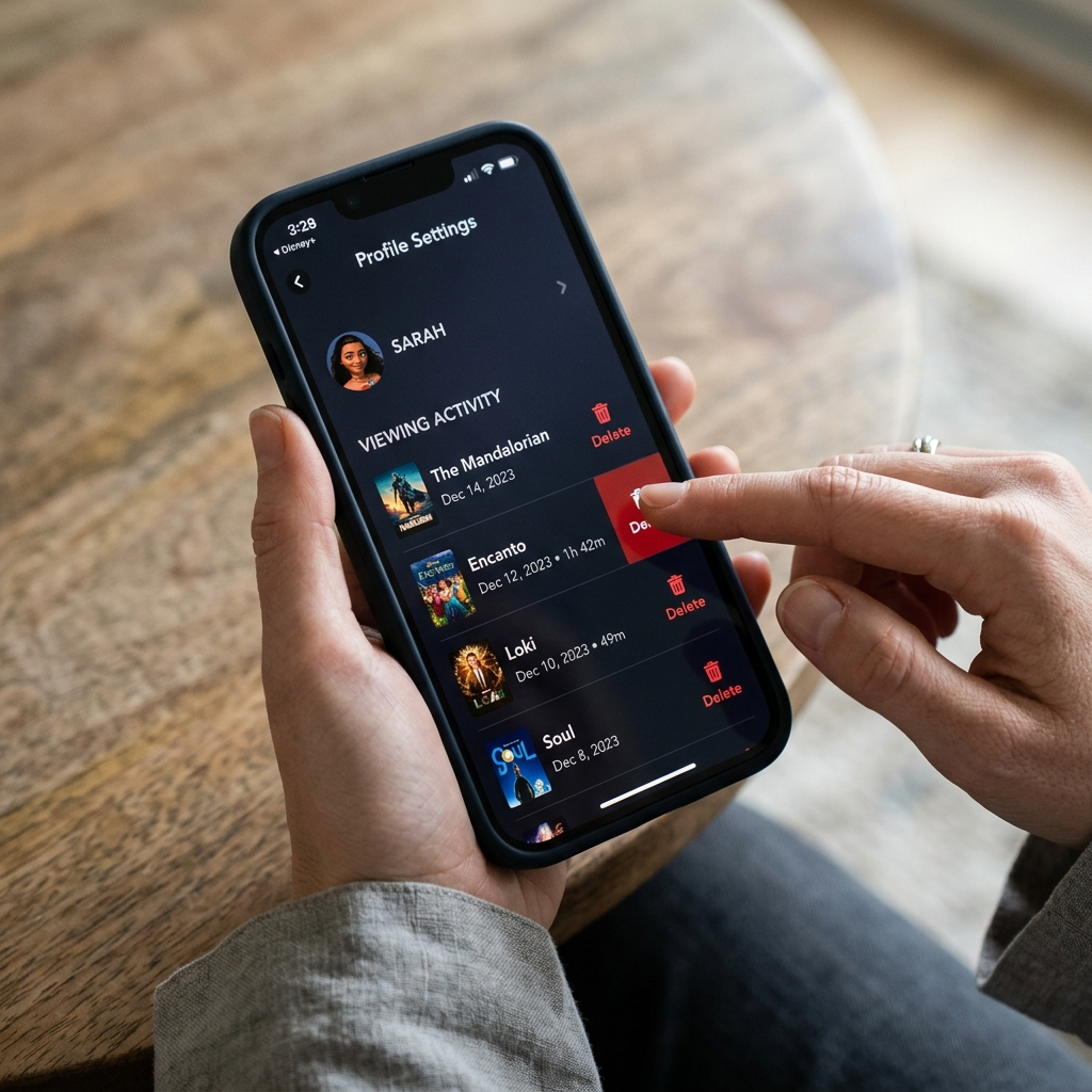 How to clear watch history on Disney Plus mobile app step-by-step
