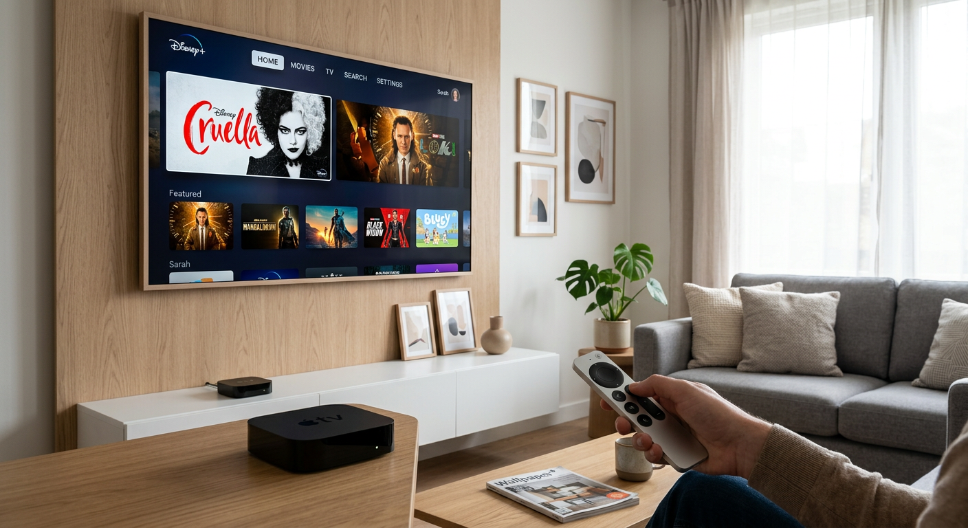 How to logout of Disney Plus on TV through Apple TV device and settings menu