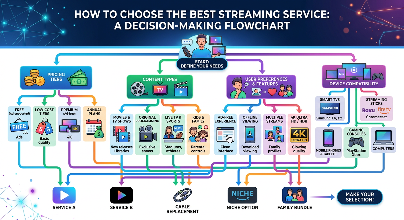 Guide for selecting best alternative for Netflix based on viewing preferences