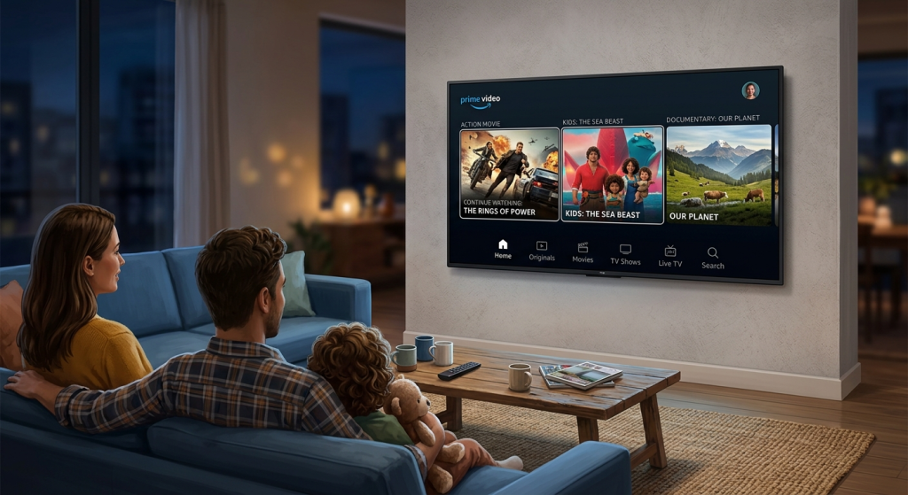 Amazon Prime how many devices can stream simultaneously showing three screens