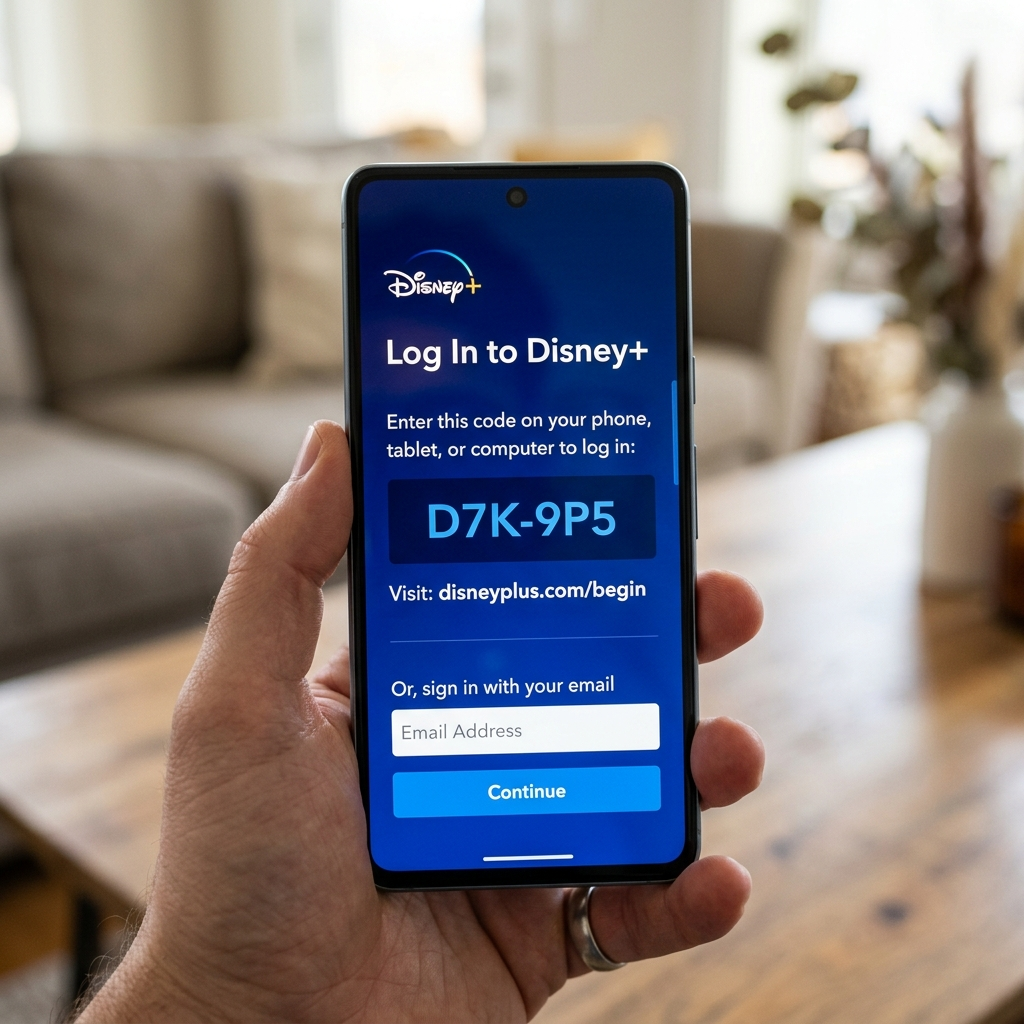 Disney Plus keeps asking for code verification screen on mobile device