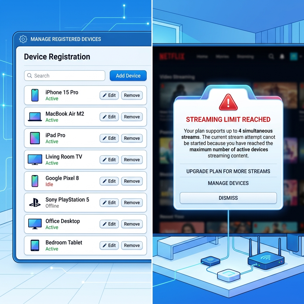 maximum number of devices disney plus registration versus streaming comparison
