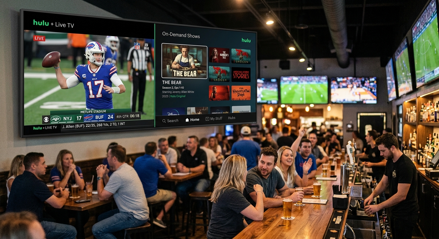 Hulu streaming platform showing live TV and on-demand content as better Netflix alternatives