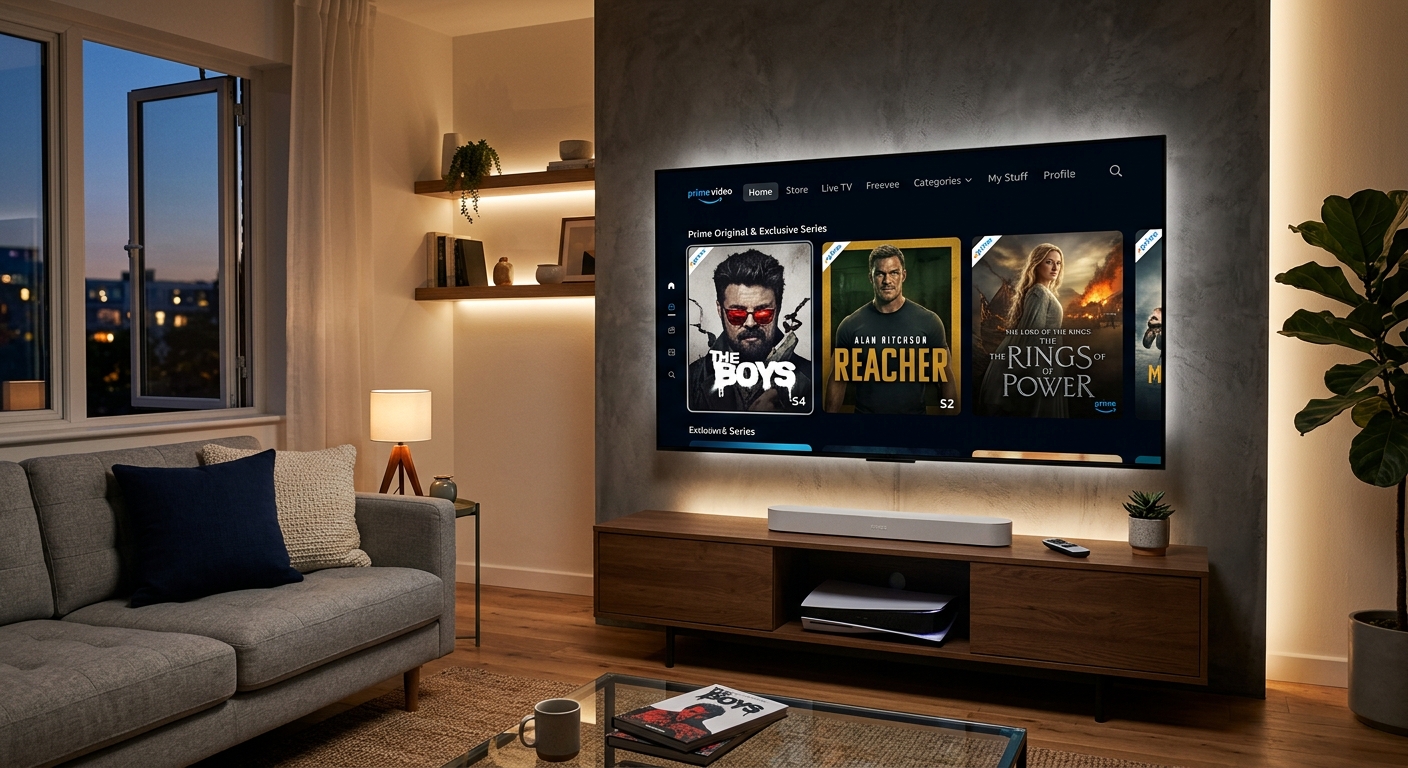 Amazon Prime Video streaming interface displaying better Netflix alternatives with bundled membership benefits