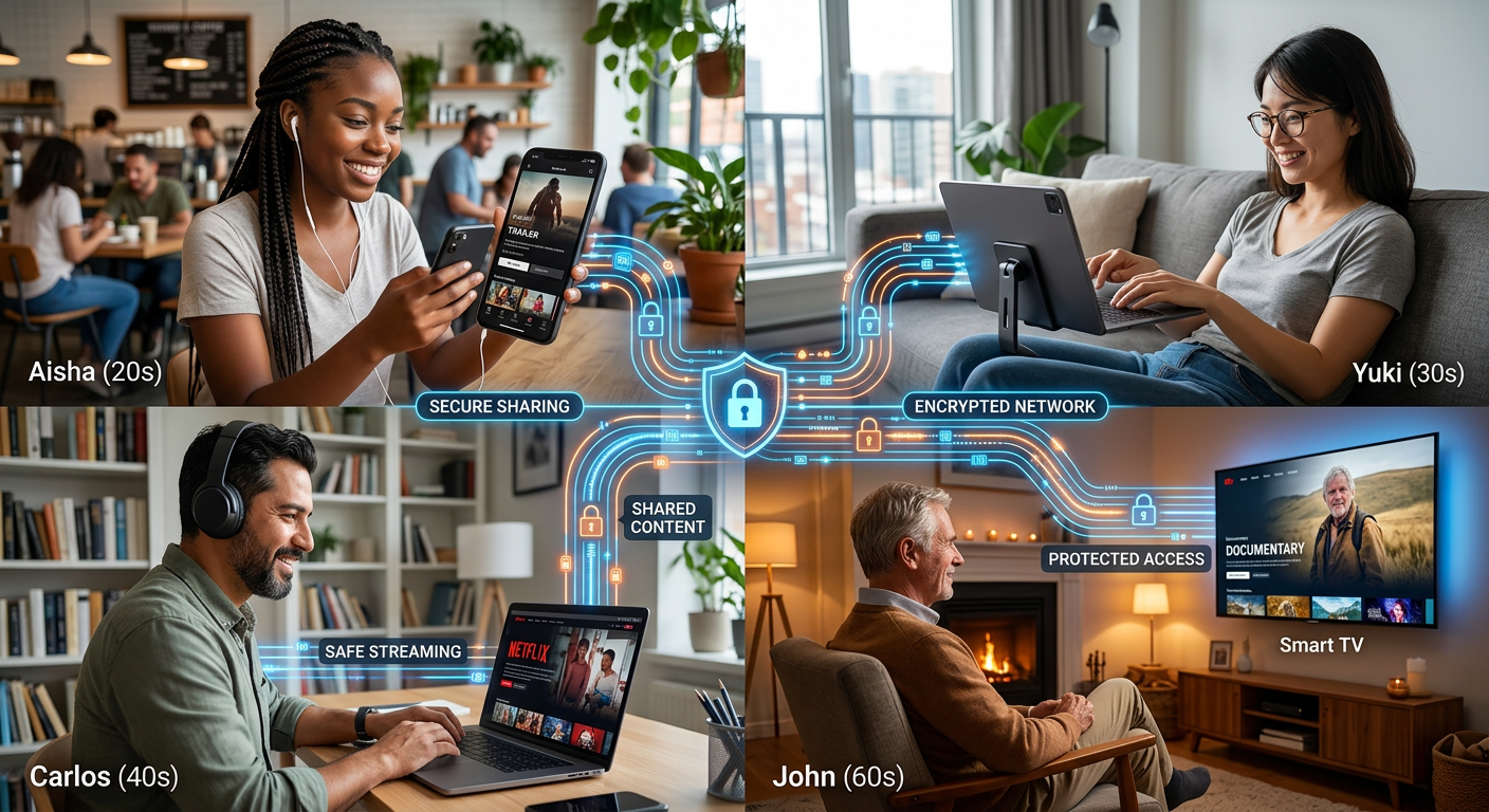 Secure subscription sharing to watch No Strings Attached free online across multiple devices