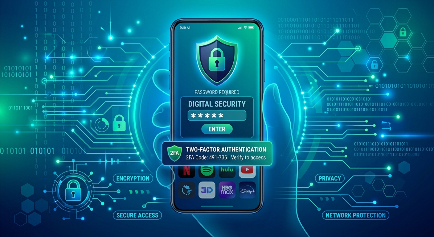 Family subscription boxes account security password protection streaming safety