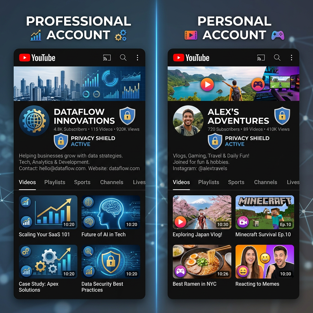 Managing YouTube hide subscriptions across multiple accounts