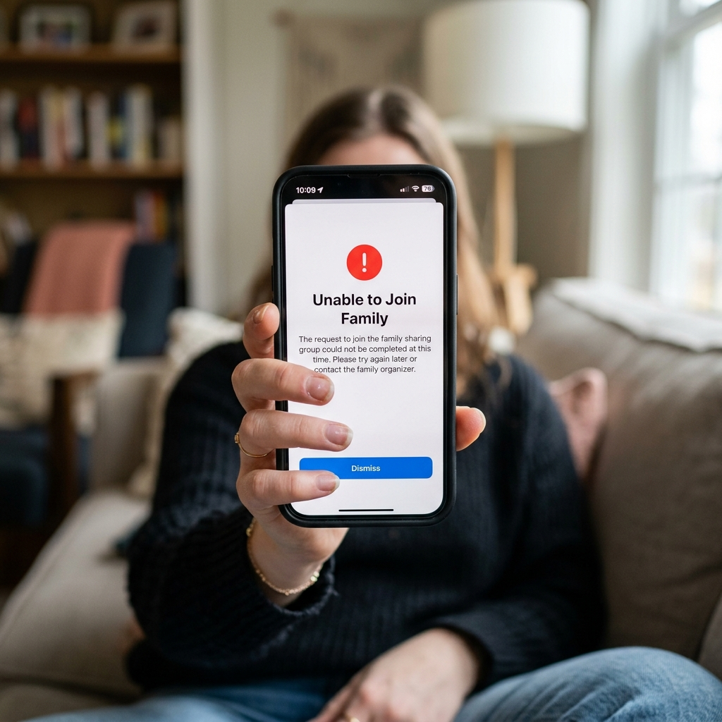 Error troubleshooting when you share Apple Music subscription setup fails