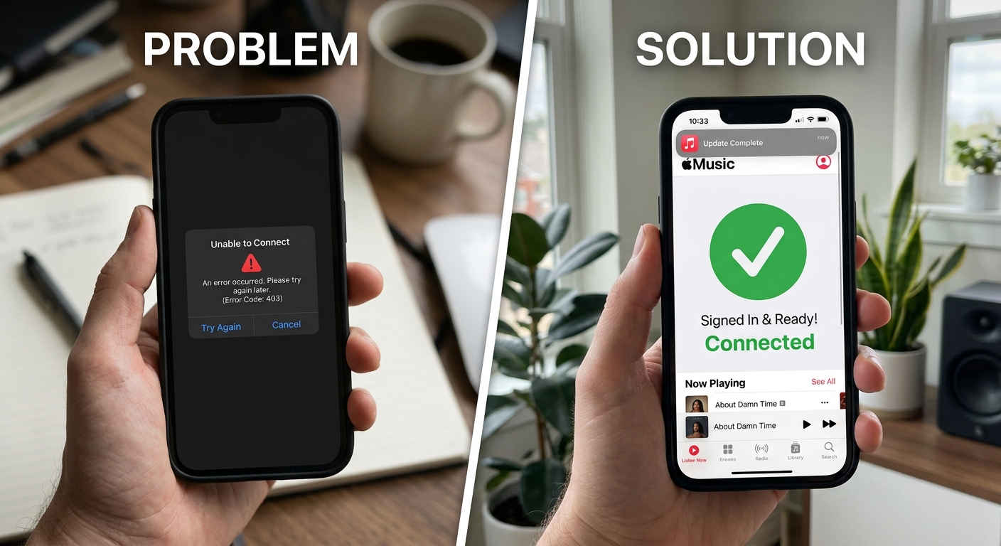 Troubleshooting guide for fixing Apple Music family subscription sharing issues