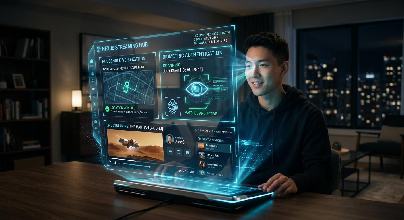 Future Disney Plus policy authentication technology concept