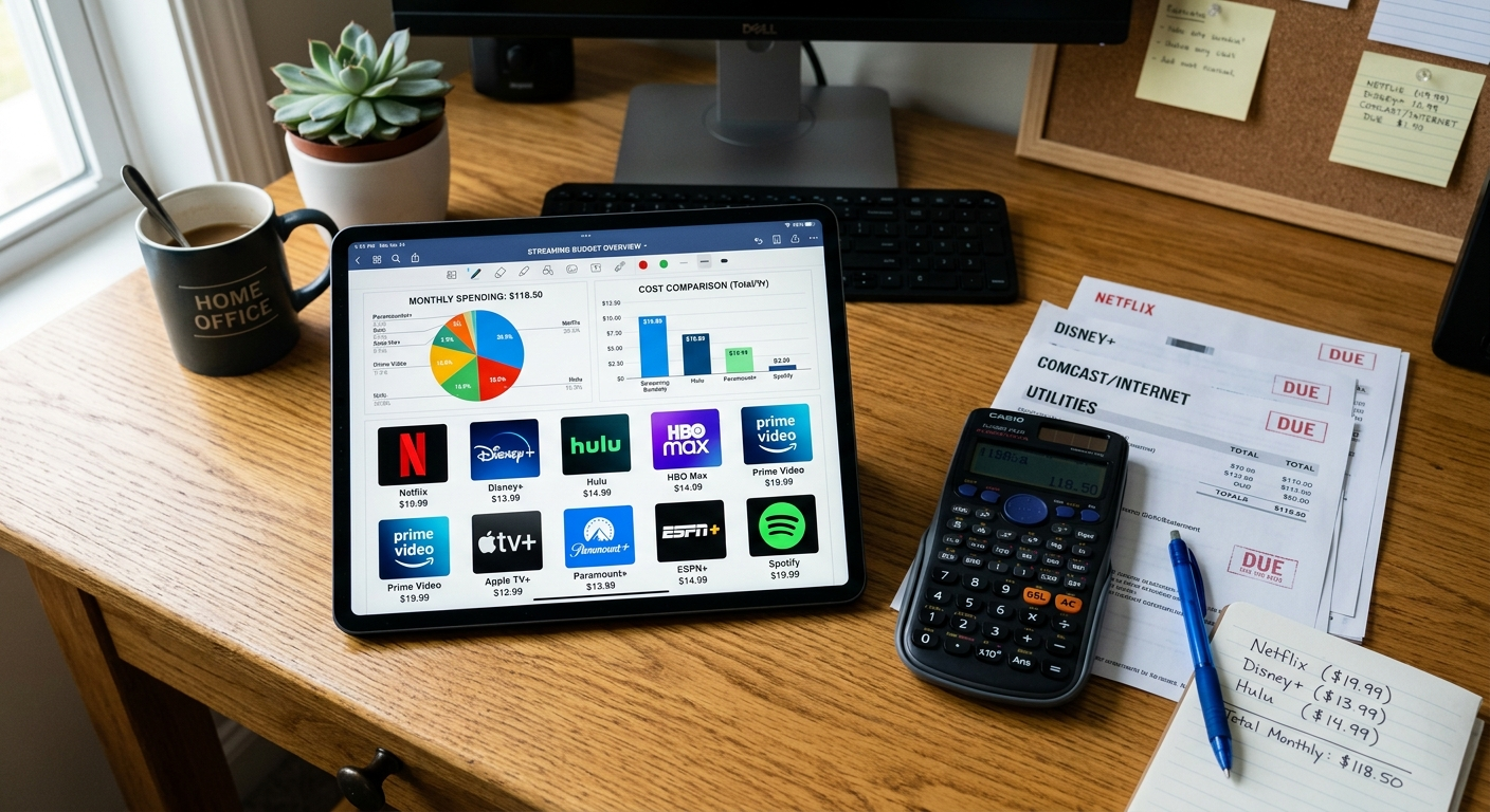 Streaming subscription budget planning with Disney Plus household update limit considerations