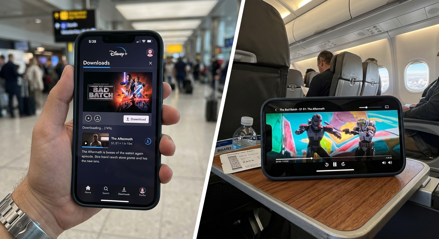 Disney Plus download feature helping avoid away from home limit during travel